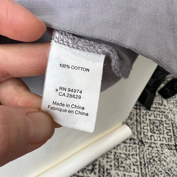 Stussy classic Baseball cotton jersey shirt, Gray, Size S - Picture 8 of 9